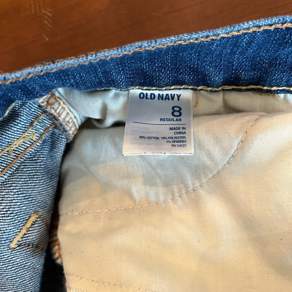 Old Navy The Diva Jeans Medium Blue Wash Women’s Sz 8 - Picture 4 of 11